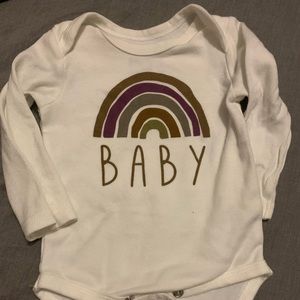 Rainbow baby bodysuit